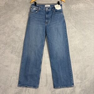 Abercrombie & Fitch The 90s Relaxed Jean High Rise Medium Wash 29 NEW